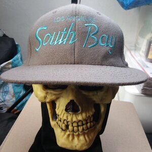 Hood Los Angeles South Bay Script Snap Back Hat Cap
